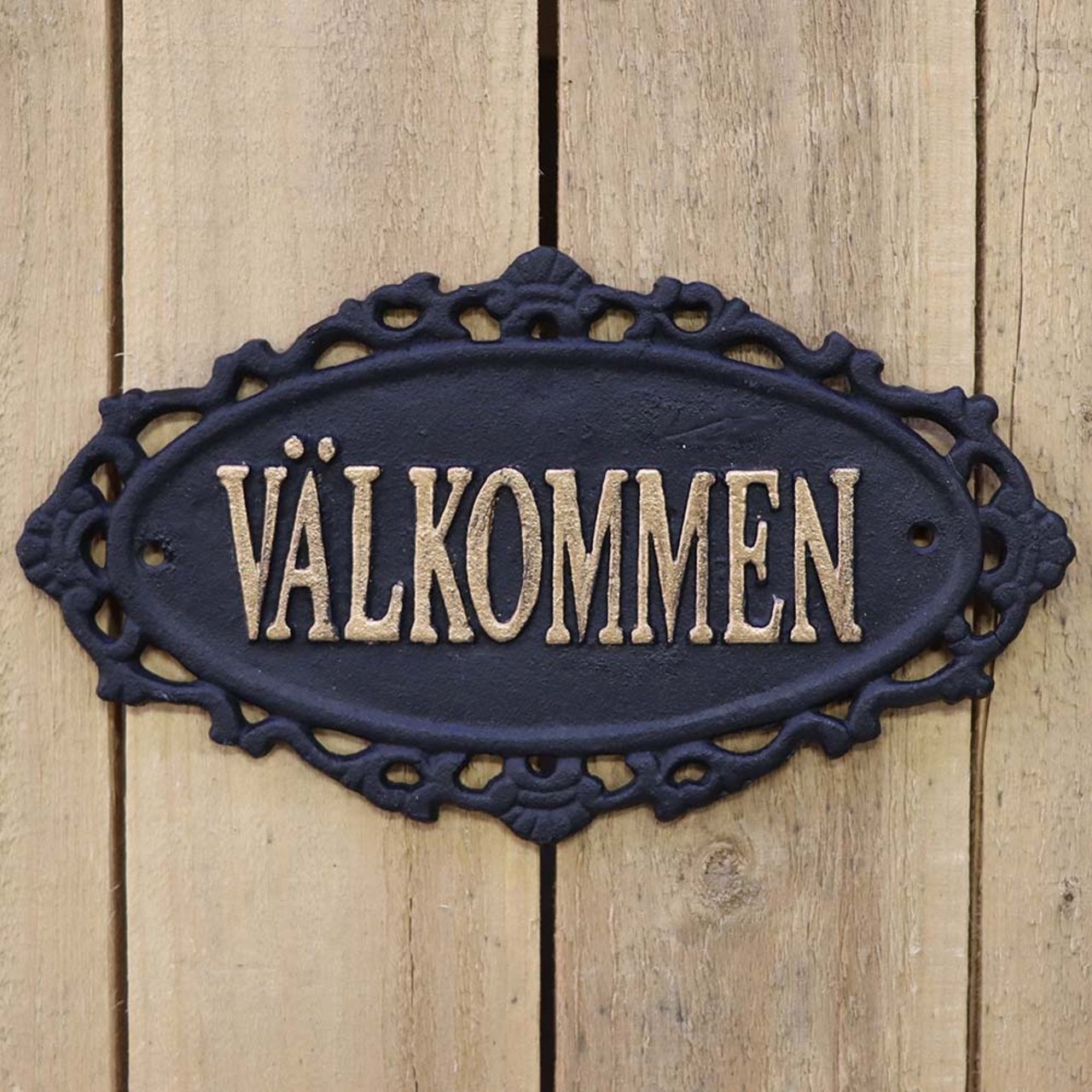 Välkommenskylt med bård Fysisk
