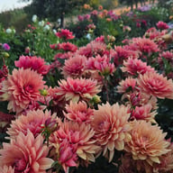 Burning Idylle Dahlia Knöl