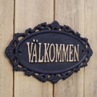 Välkommenskylt med bård Fysisk