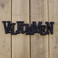 Välkommenskylt Fysisk