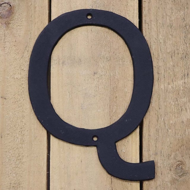 Fasadbokstav Q