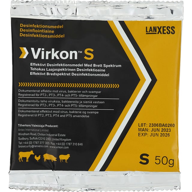 Virkon S 50g Physical